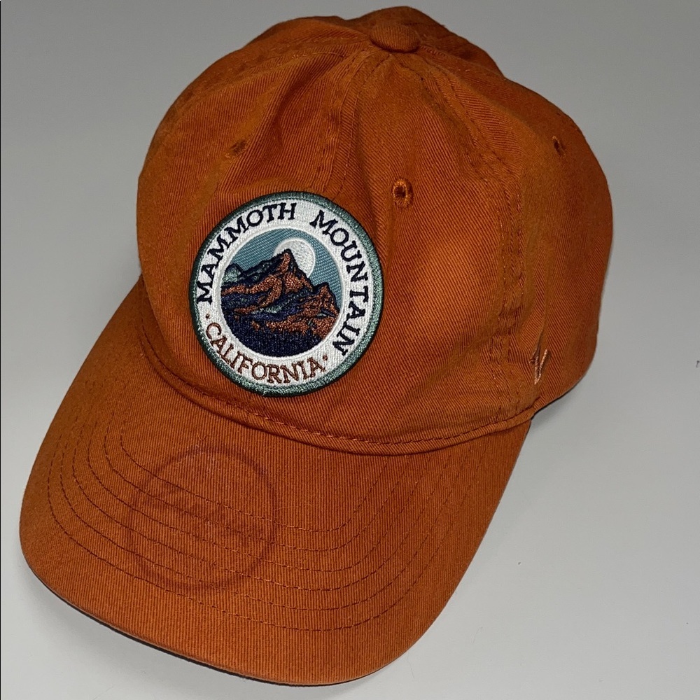 Zephyr Orange Mammoth Mountain Patch Hat